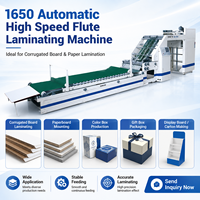Machine de montage de papier entièrement automatique à grande vitesse pour fabricants, machine de laminage de carton ondulé pour boîtes de tuiles