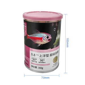 عينات من علب الصفيح المستديرة للمشروبات والأطعمة والأسماك مع غطاء سهل الفتح لتعليب الأسماك - Product Image 2