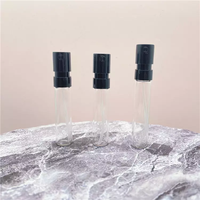 Flacons de parfum en verre transparents vides de 1,5 ml et 2 ml pour échantillons de voyage