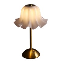 Lampe de Table LED Rechargeable Vintage de Luxe, Tactile, à Piles, Dimmable, Portable, Décoration de Chambre, Flexible et Simple