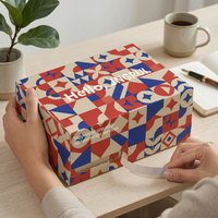 Boîtes d'expédition pliables en carton personnalisées pour cadeaux, cosmétiques, vêtements, avec logo personnalisé, vente en gros