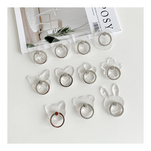 2024 New Điện Thoại Di Động Grip Ngón Tay Vòng Acrylic Vòng Grip Và Điện Thoại Đứng Ngón Tay Trong Suốt Điện Thoại Di Động Chủ Đứng - Product Image 2