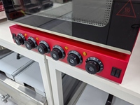 Four à pizza électrique double couche rouge de qualité commerciale haute efficacité et équipement de cuisine durable de Guangzhou Cambon.ZH-2M-H