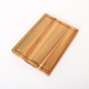 Vente d'usine de planche à découper en bois d'acacia de taille personnalisée écologique style bambou jetable ustensiles de cuisine blocs à découper - Product Image 3