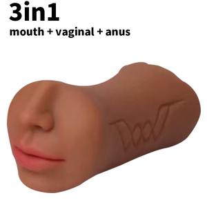 Copa de Masturbación Lootee TPE para Hombre - Vagina 3 en 1, Juguete Sexual Oral Modelo A000817, Uso Femenino, Hecho en Shandong, China - Product Image 5