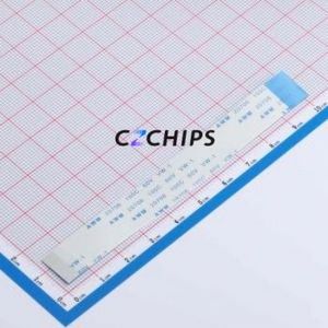 ZX-FFC0.5-F-10048-23P FFC <b>Cable</b> (Flexible Flat <b>Cable</b>) P=0.5mm Connector 23P 0.5mm Reverse 10cm - Product Image 1