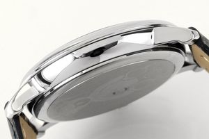 Nuevo Modelo de Reloj Mecánico para Hombre, Personalizado a Nivel Maestro, Esfera de Alta Gama con Visualización de Fecha, Correa de Cuero, Fase Lunar, Movimiento Fino 3235, Estilo Omega - Product Image 6