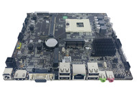 Motherboard Mini itx X86 HM55 Intel Core i3 i5 i7, Motherboard Mini DDR3L mSATA RS232 PC Mini Motherboard Nuc