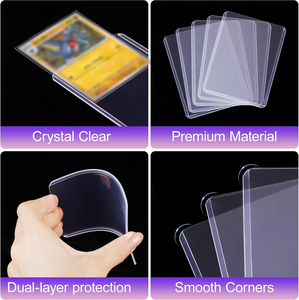 <span class=keywords><strong>Prime</strong></span> Fit 3" Rigid Clear 35pt Top Loader per Carte Sportive da Baseball, Carte da Gioco e da Collezione di Dimensioni Standard, in Plastica Rigida Trasparente - Product Image 4