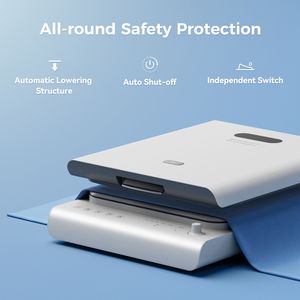 Millantech SCULPFUN H1 Vente en gros 15*15 Machine d'impression par transfert à ouverture automatique Machine de presse à chaud de bureau portable pour le bricolage de t-shirts - Product Image 4