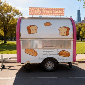 Nuevo diseño <span class=keywords><strong>de</strong></span> gama alta portátil Mini postre suave bebida fría <span class=keywords><strong>dulce</strong></span> Snack Snow Cone Remolque Food Truck Building - Product Image 2