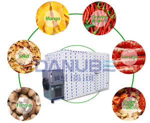 Gas Heating Automatic Food Dehydrator Dried Banana Chips Making Machine Mango Fruit Drying Machine - Product Image 6