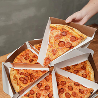 Cartons à pizza personnalisés en papier kraft écologique, avec pelliculage mat, matériaux recyclés, taille sur mesure, bon prix, pour la livraison à emporter