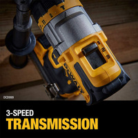 Compatible avec la perceuse à percussion sans fil DEWALT d'origine, réversible, trois vitesses, batterie au lithium 20V, DCD999 de qualité industrielle