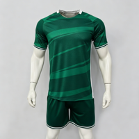 Ensemble de maillots de football personnalisés, impression par sublimation, respirant, séchage rapide, 100% polyester, kit d'équipe pour jeunes, OEM, vente en gros de maillots de football