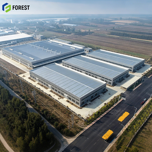 Estructura de Acero Pesado para la Industria Textil, Complejo de Producción Agrícola Modular, Galvanizado, Resistente al Fuego, Distribución Industrial - Product Image 1
