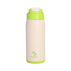 Calmood Stainless Steel Vacuum Water <b>Bottle</b> 500Ml Insulated Travel Cup Straight Design Portable Outdoor Use - Product Image 2
