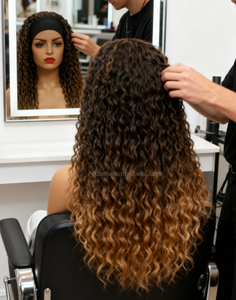 วิกผมถักเปียแบบติดลูกไม้ด้าน<span class=keywords><strong>หน้า</strong></span> วิกผมสังเคราะห์ ไม่ใช่<span class=keywords><strong>ผม</strong></span>จริง ผลิตด้วยเครื่องจักรทั้งหัว ความหนาแน่นสูง ทนทาน ลดราคาพิเศษ - Product Image 4