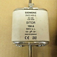 Nuevo Fusible Semiconductor 3NC2423-3 de 150A 500VAC para Control Industrial y Programación de PLC