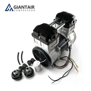 GiantAir Best Price Air Compressor Pump Head 1200W Oil Free Piston Pumps 100mm Piston With 220V Electric Motor