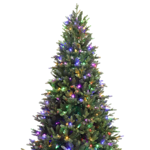 Лидер продаж, 2024, Рождественский Декор, искусственная новогодняя елка из ПЭ и ПВХ с подсветкой RGB и металлическим <span class=keywords><strong>Standr</strong></span> - Product Image 1