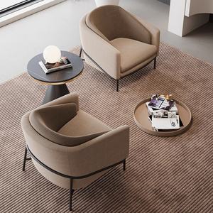 होटल बिक्री कार्यालयों के लिए लक्जरी डिजाइनर एकल रिसेप्शन सोफा क्लब स्नान केंद्र अवकाश-होटल प्रतीक्षा कुर्सी - Product Image 3