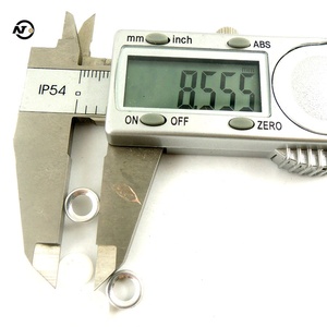 Hat nguyên liệu nhà máy Net bao phủ nút vải Bìa phẳng nhựa nút quần áo - Product Image 4