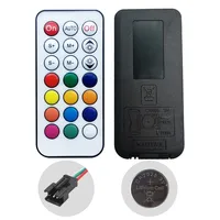 MINI Contrôleur LED à distance USB 5v avec variateur de luminosité Ws2812b WS2811 SK6812 Pixel Light Spi Rf Control