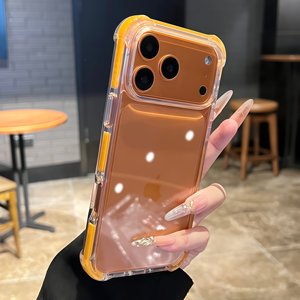 Nueva <span class=keywords><strong>Funda</strong></span> Protectora para Teléfono con Esquinas Reforzadas con Bolsa de Aire, Resistente a Impactos, TPE Duro Transparente para <span class=keywords><strong>iPhone</strong></span> 17 <span class=keywords><strong>Pro</strong></span> <span class=keywords><strong>Max</strong></span> 16 - Product Image 2