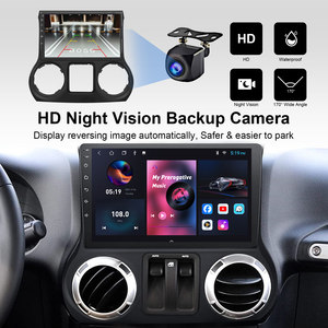 10 inch Android 11 hệ thống tự động thiết bị đ<span class=keywords><strong>i</strong></span>ện tử DSP IPS xe đa phương tiện Player cho Jeep Wrangler JK 2011 2012 2013 2014 2015 - Product Image 5