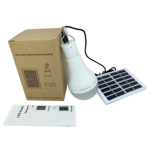 초고휘도 야외 LED 비상 전구 7W 9W 휴대용 태양광 LED 정원등 걸이형 전구 - Product Image 3