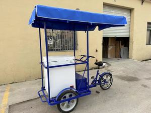 DC 12 v24v 108 litri <span class=keywords><strong>tre</strong></span> <span class=keywords><strong>ruote</strong></span> gelato solare <span class=keywords><strong>bicicletta</strong></span> risciò gelateria raffreddamento a baldacchino bevande colore personalizzato - Product Image 4