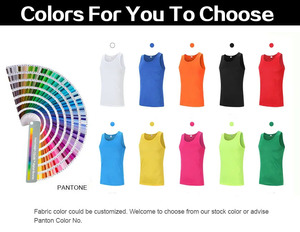 Custom Design 100% Polyester Breathable Knitted Heat-Transfer Printed <b>Mesh</b> Casual Tank Top for Men's Running Marathon - Product Image 2