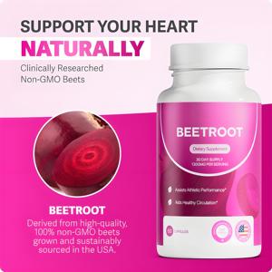 Estratto di barbabietola biologica Premium capsule da 1300mg-integratore di energia naturale e resistenza | Non ogm, verificato in laboratorio, fornitura di 30 giorni