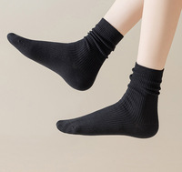 Chaussettes décontractées pour femmes en coton de haute qualité, longueur cheville, logo personnalisé, respirantes, tricotées, épaisseur standard, confortables pour le quotidien