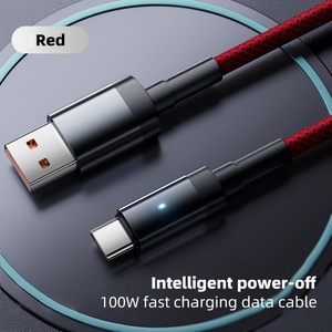 Cable USB a Tipo C Universal de Alta Calidad de 100 W, 1.2 M 2 M, Cargador de Datos, Carga Rápida para Teléfono Móvil - Product Image 6
