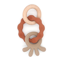 Nouvelles idées de produits : Jouets sensoriels pour bébés, jouet à mâcher en forme de baleine, silicone de qualité alimentaire sans BPA, jouet souple