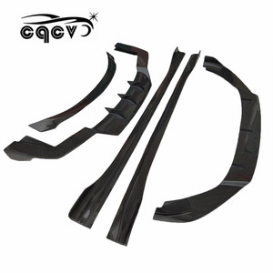 Bộ Dụng Cụ Thân Xe Bằng Sợi Cacbon Cho Máy Cản Gió Phía Trước <span class=keywords><strong>Maserati</strong></span> Ghibli 2018-2019 Và Cánh Lướt Gió Phía Sau Cho <span class=keywords><strong>Maserati</strong></span> Ghibli Facelift - Product Image 6