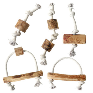 New Arrival Dog Teeth Grinding stick bite resistant Degradable Wood Hemp Cotton <b>Rope</b> Knot Dog Chew Toys - Product Image 1