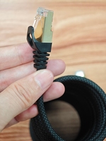 Kabel Ethernet magnetik Cat 8, kabel konektivitas magnetik Cat8 Sstp Patch kabel kucing 8 Rj45