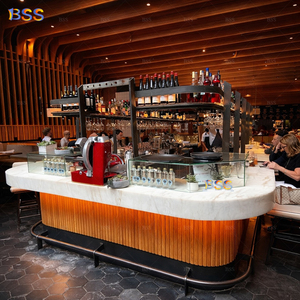 Ideas de mostrador de tienda de sushi, luz Led fantástica, comida rápida en forma de U, Club de <span class=keywords><strong>vinos</strong></span>, aeropuerto, Hotel, Restaurante Español, Mostrador de Bar de cócteles - Product Image 2