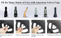 Cache-valve de pneu en cristal et strass fait main, accessoires de voiture de luxe pour l'extérieur, anti-poussière, brillant et attrayant