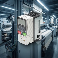 Convertisseur de fréquence triphasé ES350 380V 0,75-4KW PWM 0-500Hz pour machines textiles et contrôle de vitesse de moteur de pompe