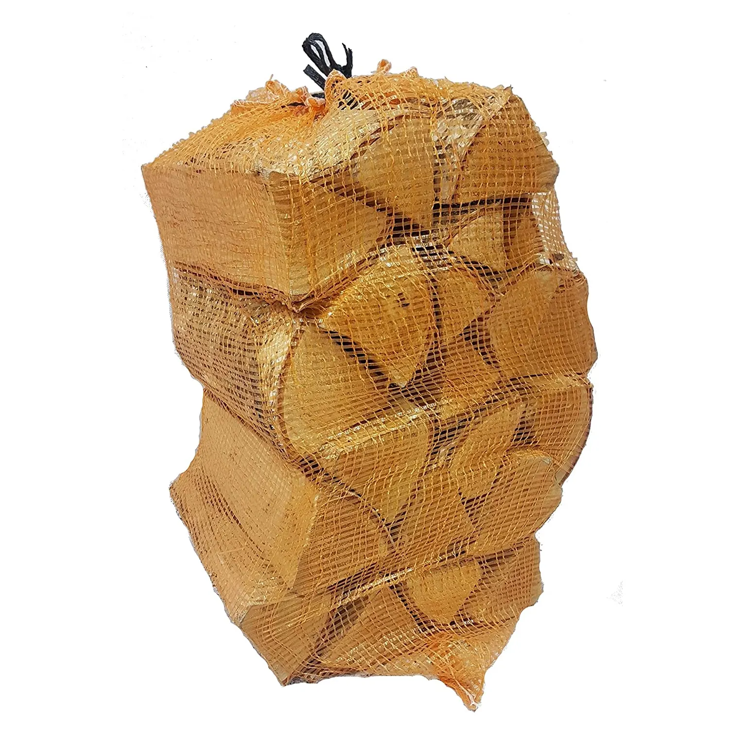 En iyi fiyat Net örgü çanta yakacak odun günlükleri çuval plastik ambalaj çanta yakacak taşıyıcı saklama çantası