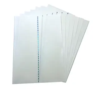 90g 75% cotton and 25% linen A4 embedded security thread paper,middle line embedded security strip cotton rag paper