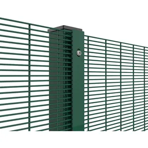 Polvere zincata a caldo rivestita 358 recinzione di sicurezza anti-salita prigione aeroporto recinzione di sicurezza industriale