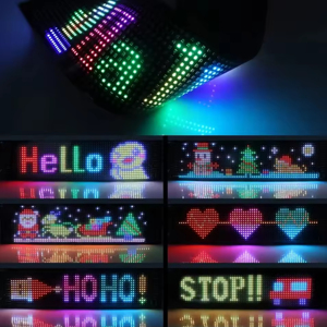 Pantalla LED Flexible Luminosa para Coche, Letrero Ojo de Diablo, Control Remoto por APP, Panel de Matriz Programable, Animación de Texto, Adhesivo para Ventana de Coche - Product Image 2