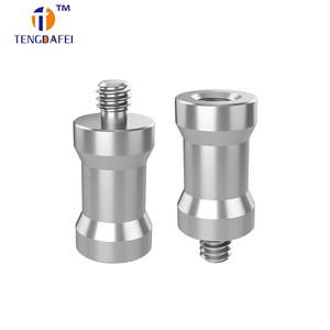 Tengdafei Camera Mount Adapter 1/4 To M6 M8 Aluminum Alloy Screw <b>Tripod</b> Head Flash Mounting Accessory - Product Image 2