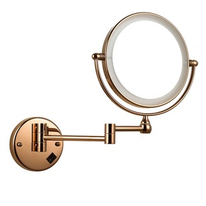 Hot bán khách sạn phòng tắm Vòng <span class=keywords><strong>Wall</strong></span> <span class=keywords><strong>Mount</strong></span> LED chiếu sáng <span class=keywords><strong>Magnifying</strong></span> Gương trang điểm với bình thường chuyển đổi chuyển đổi - Product Image 3