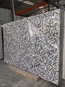 Di <span class=keywords><strong>Cemento</strong></span> a basso Prezzo Terrazzo Lastre per Marketing Globale Nero di Disegno di Arte Terrazzo Pavimenti <span class=keywords><strong>In</strong></span> Piastrelle - Product Image 3